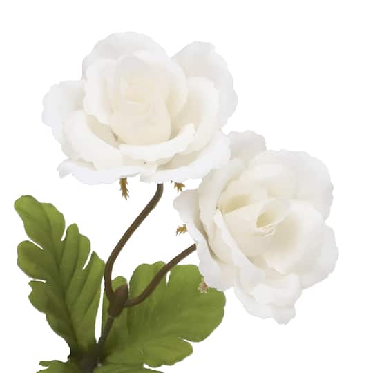 13" Cream Rose Bush by Ashland®